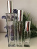 Perfume Bottles, Clear Glass with Silver Atomiser and Lid